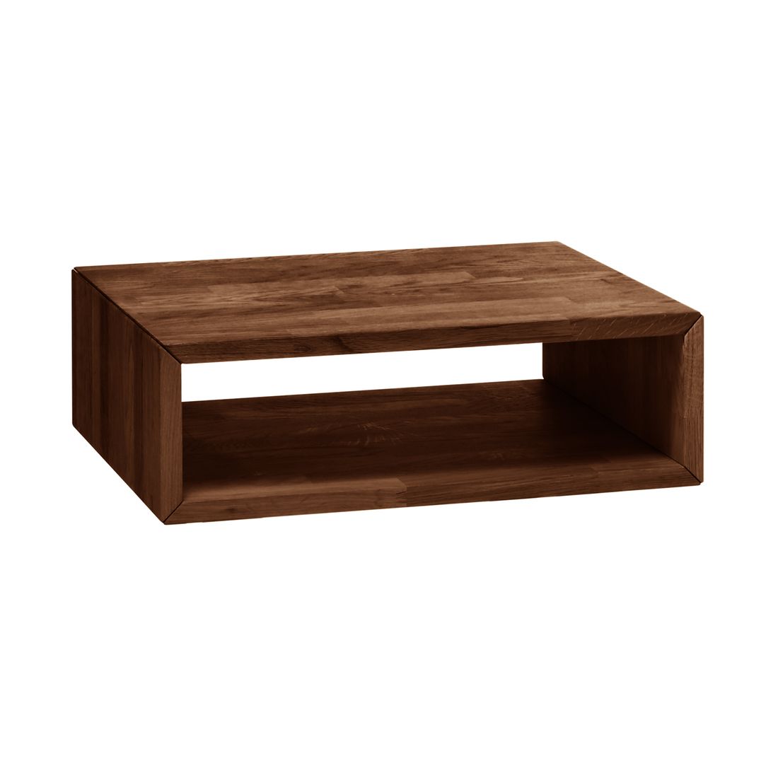 Schwebenachttisch Coraia Nussbaum Massivholz