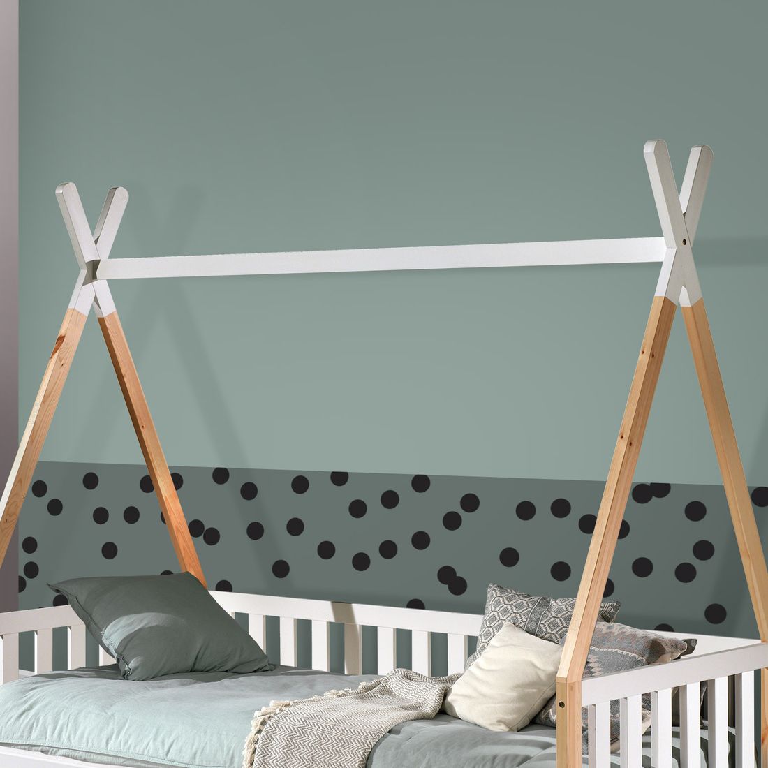 Kojen-Hausbett Kids Delight Kiefer Massivholz