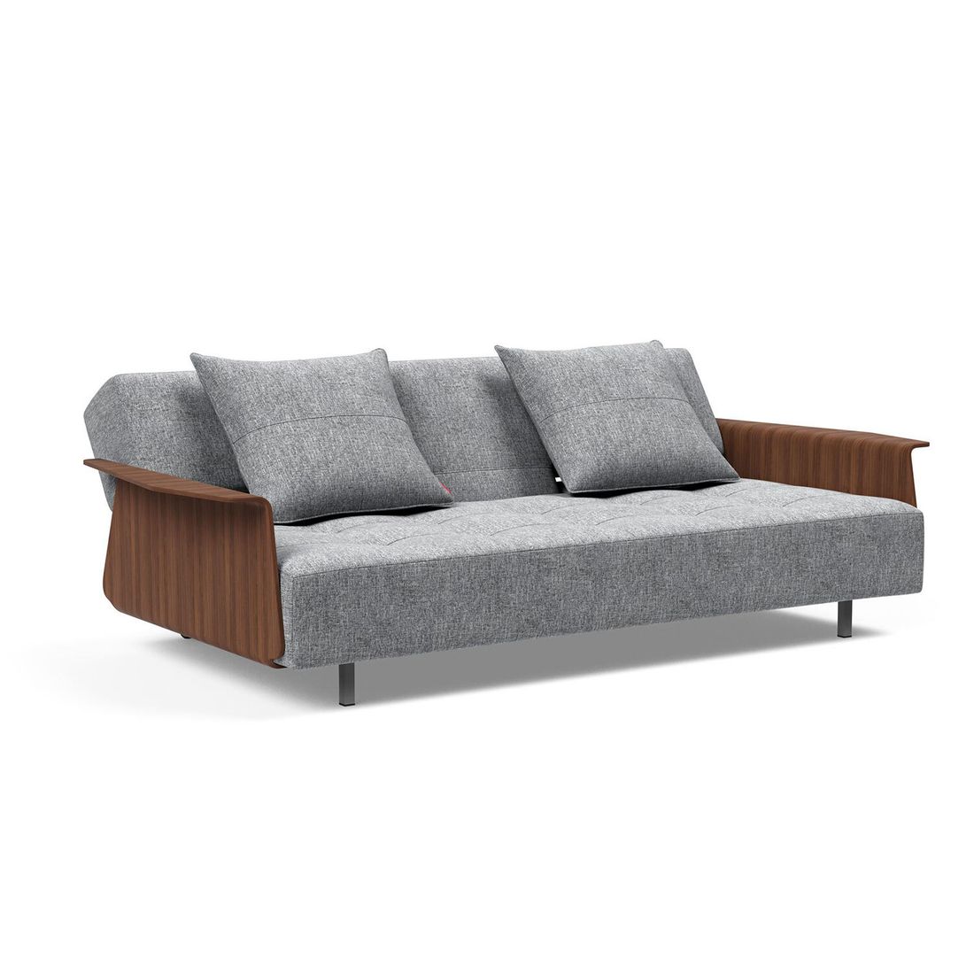 Schlafsofa Thando Webstoff mit Armlehnen 245x114x79 cm