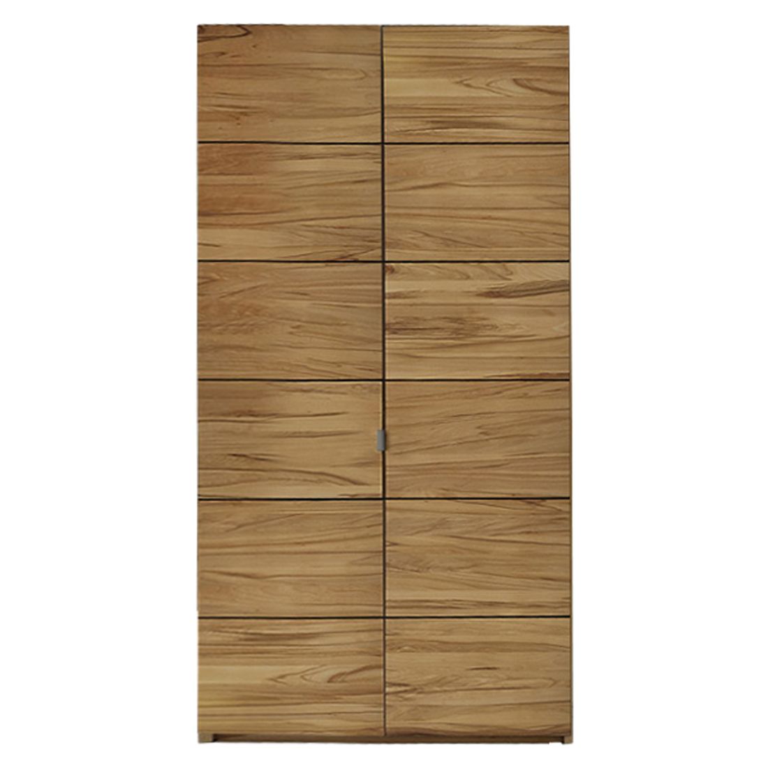 Drehtüren-Kleiderschrank Karan Kernbuche Massivholz