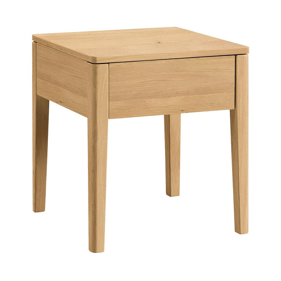 Nachttisch Gordij Eiche Massivholz H 48cm