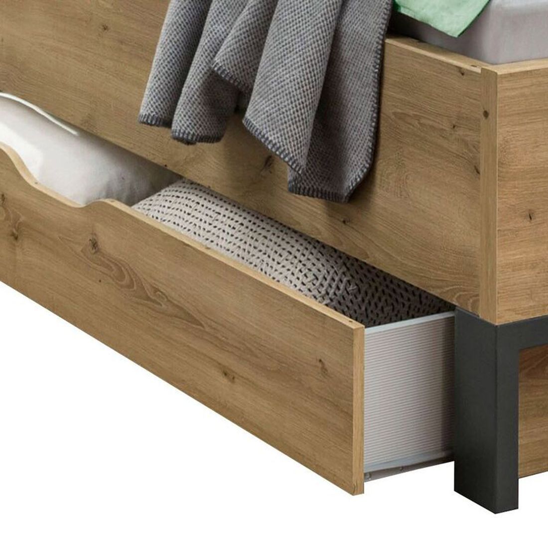 Bett Estiva Komfort Eiche Dekor