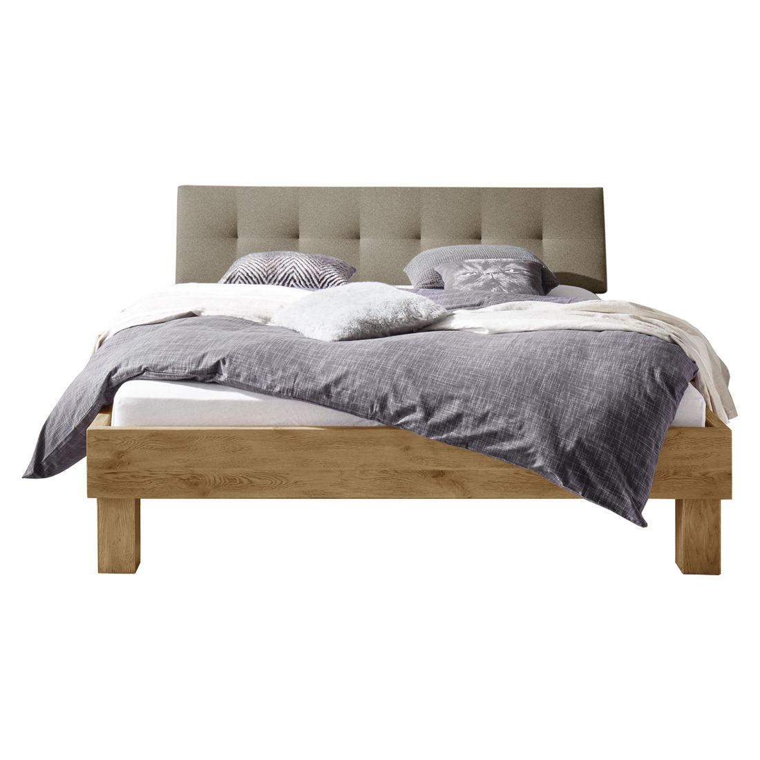 Bett Santa Luiza Wildeiche Vintage Massivholz