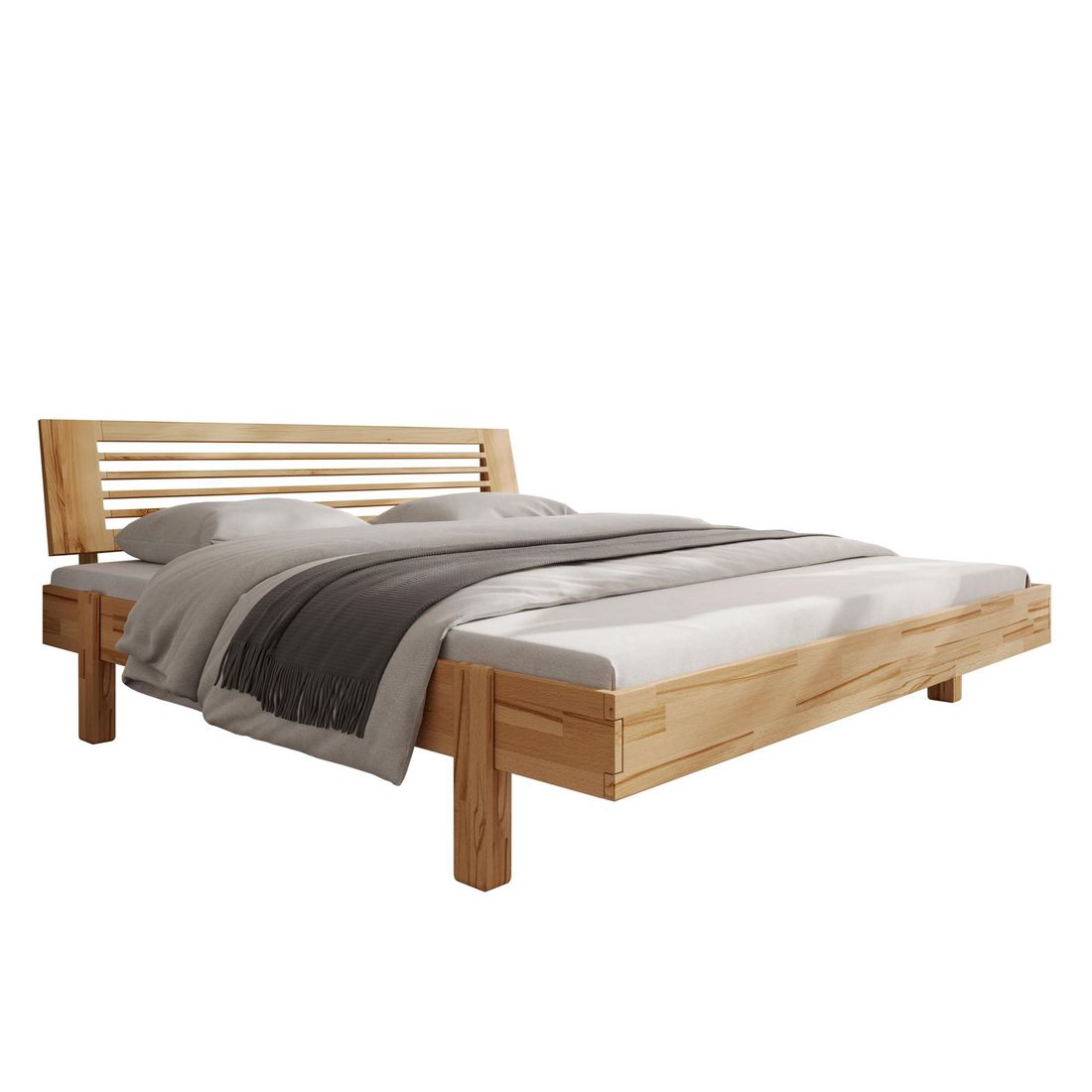 Bett Levisa Kernbuche Massivholz