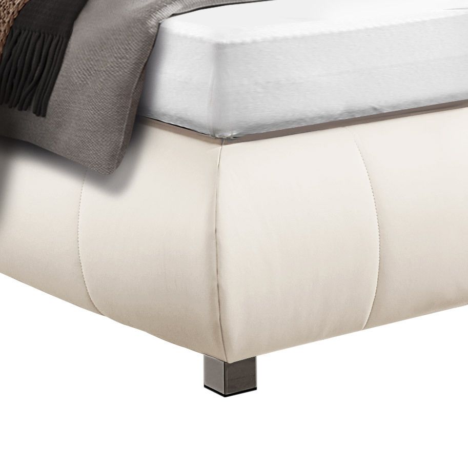 HOMELIV. Boxspringbett Seattle Kunstleder