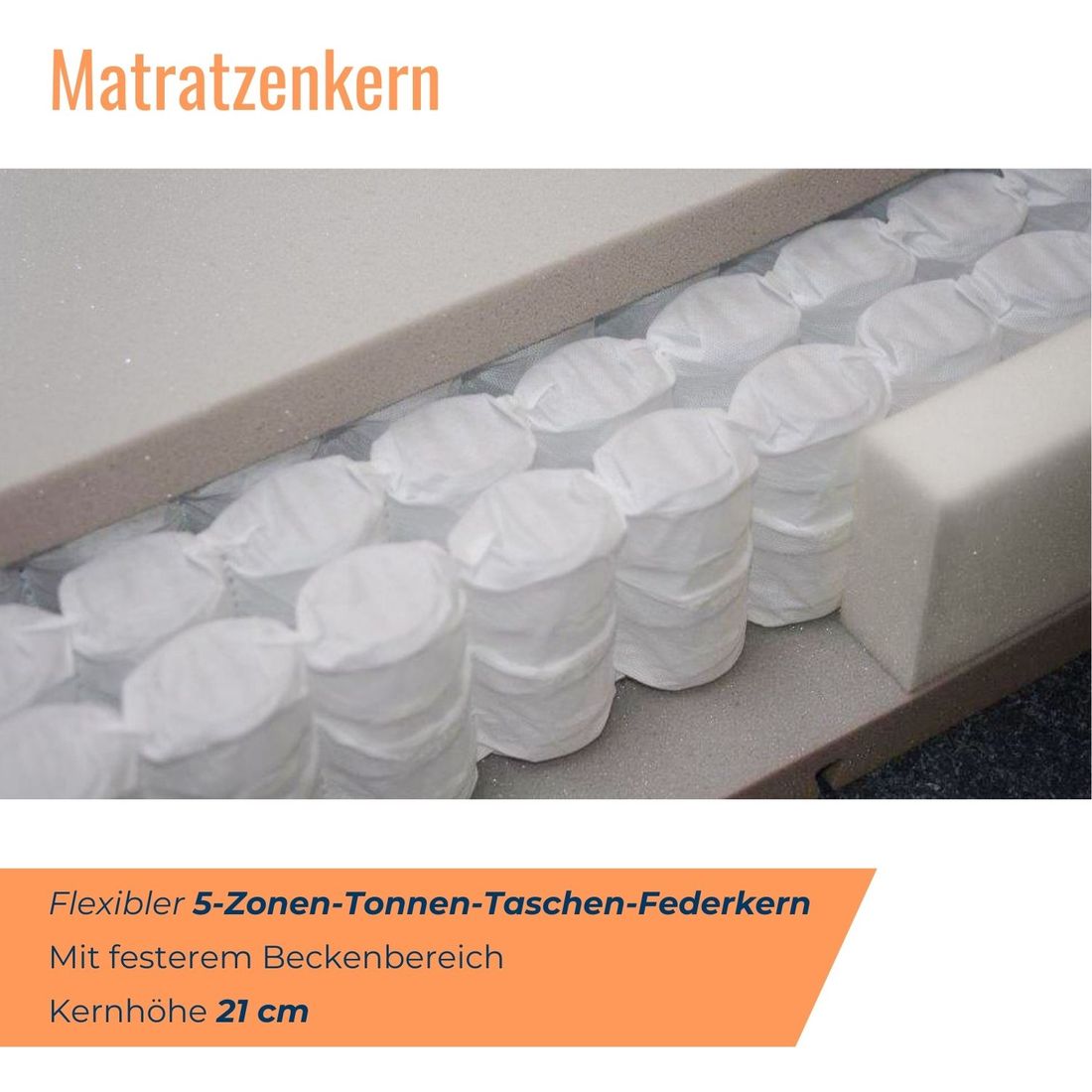 Taschenfederkern-Matratze orthowell 500