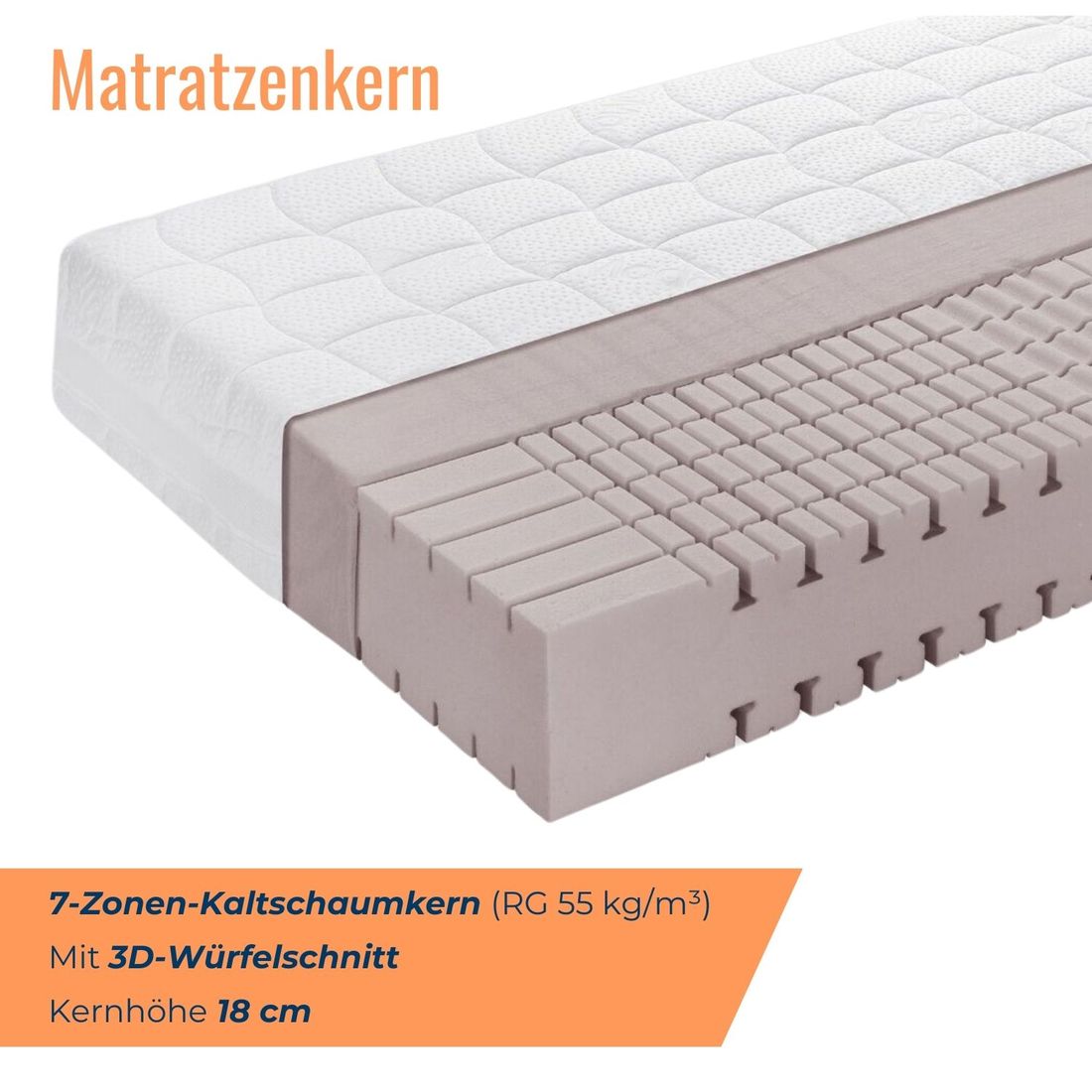 Kaltschaum-Matratze orthowell comfort
