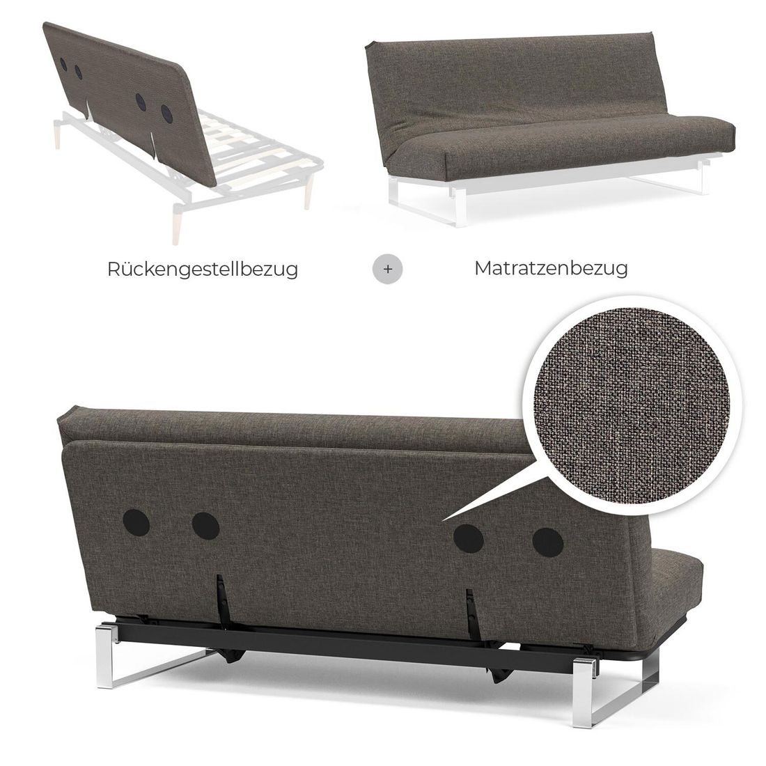 Ersatzbezüge für Schlafsofas (Querschläfer)