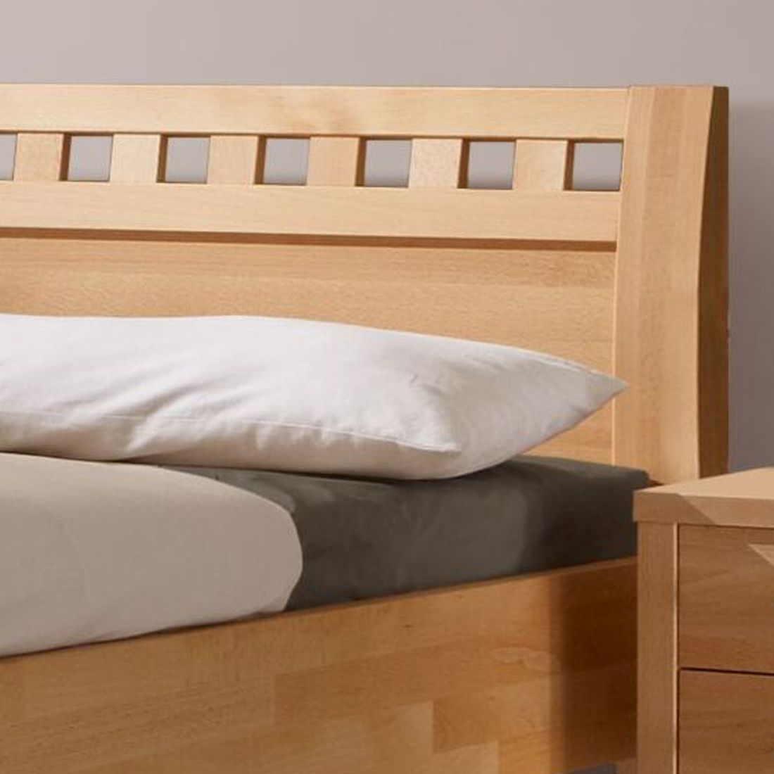 Bett Tapira Komfort Kernbuche Massivholz