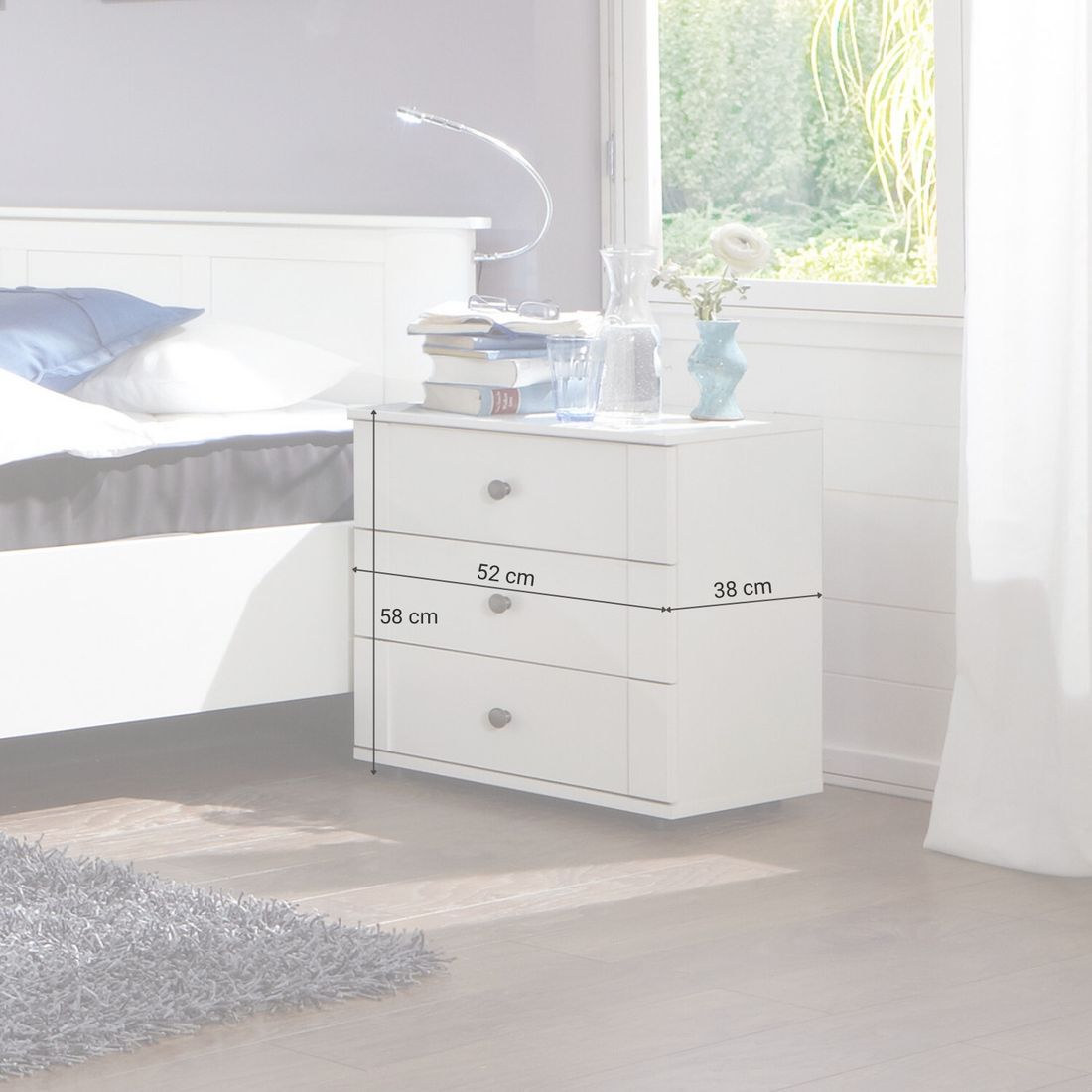 Nachttisch Berata H 40cm
