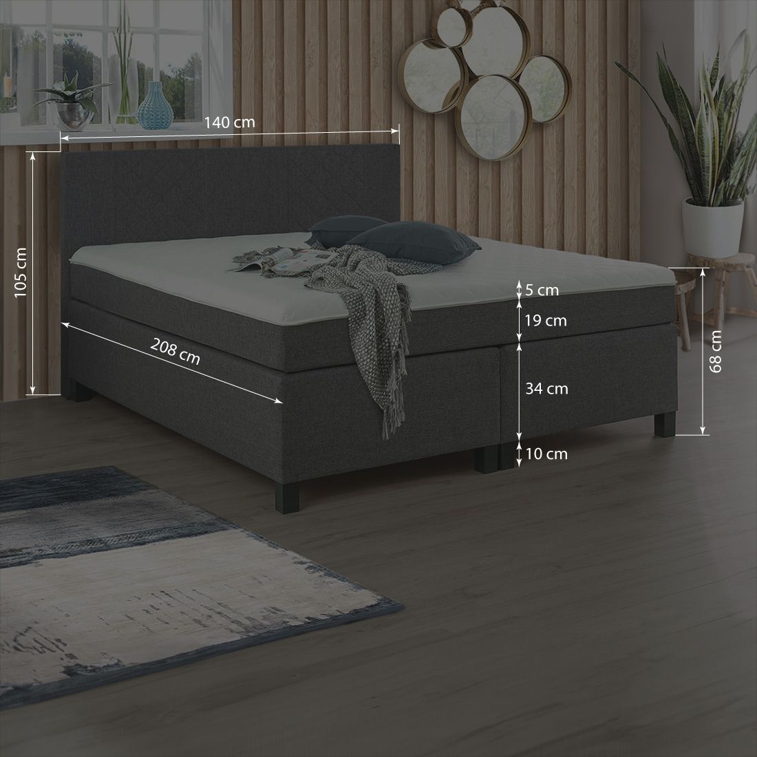 Boxspringbett Ordan