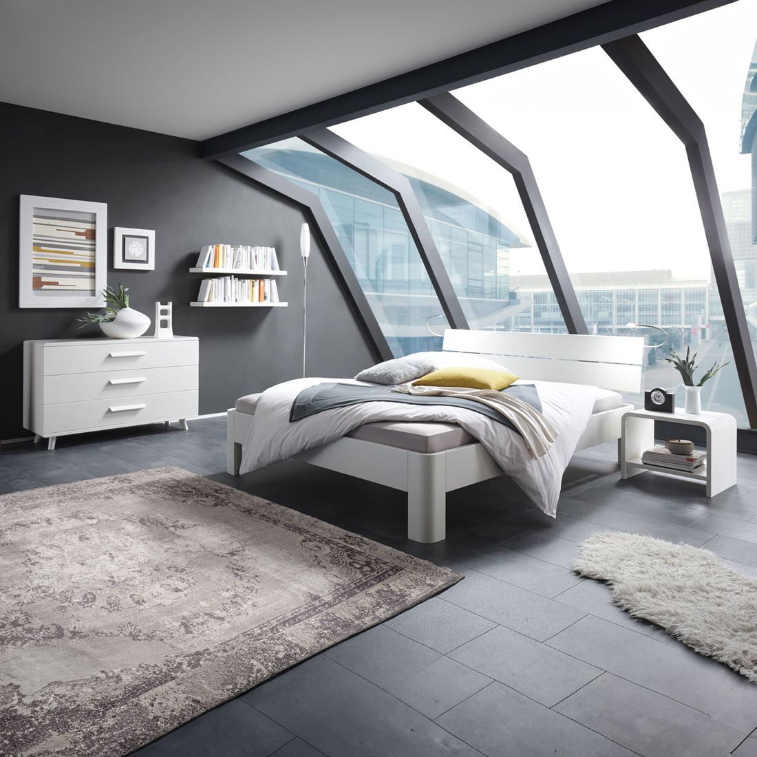 Bett Gamba Buche Massivholz