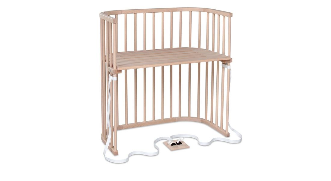babybay Beistellbett Boxspring Buche Massivholz