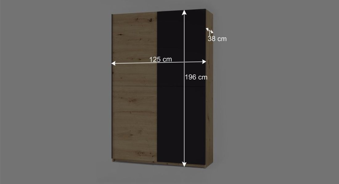 Schwebetüren-Kleiderschrank Nardo