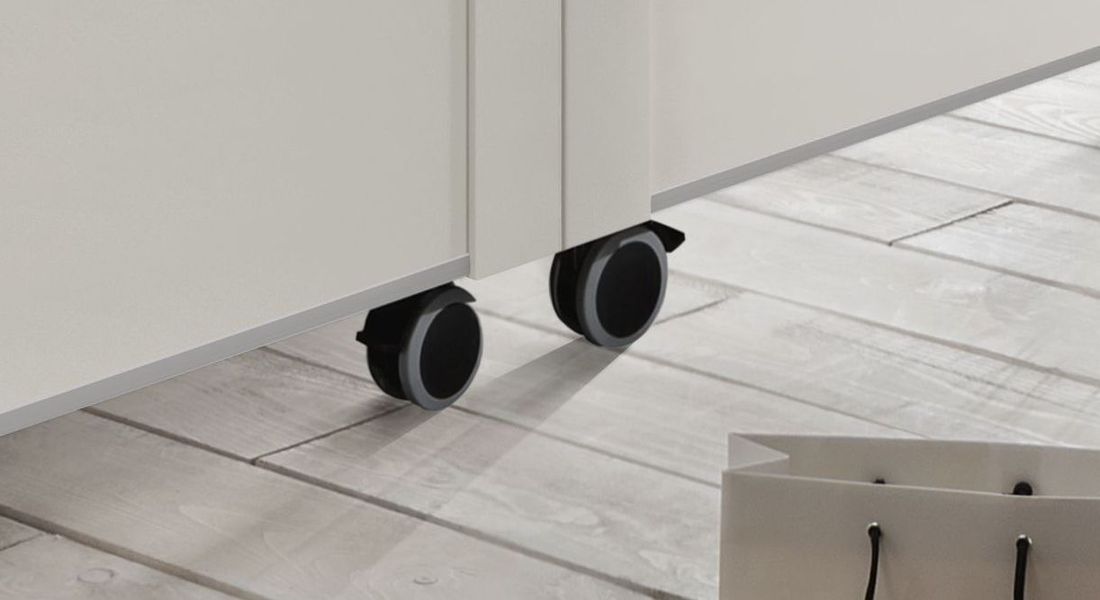 Senioren-Doppelbett Calimera Komfort mit Rollen