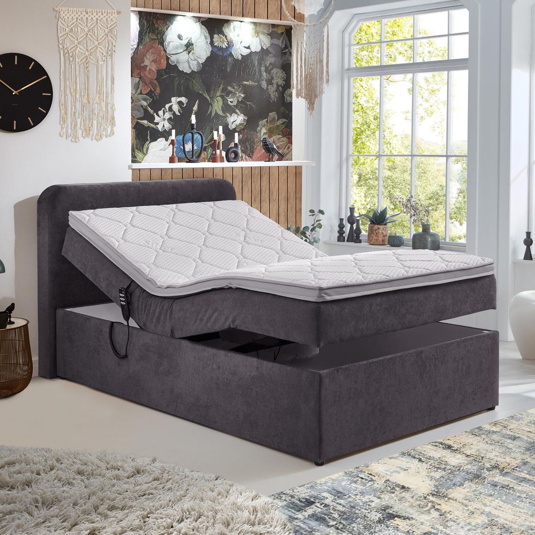 Elektro-Einzel-Boxbett Paden