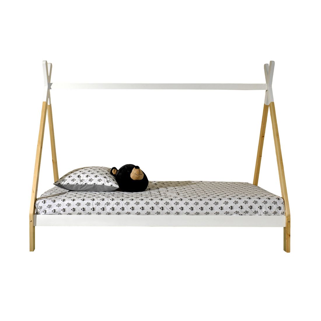 Bett Kids Delight Tipi Kiefer Massivholz mit Lattenrost