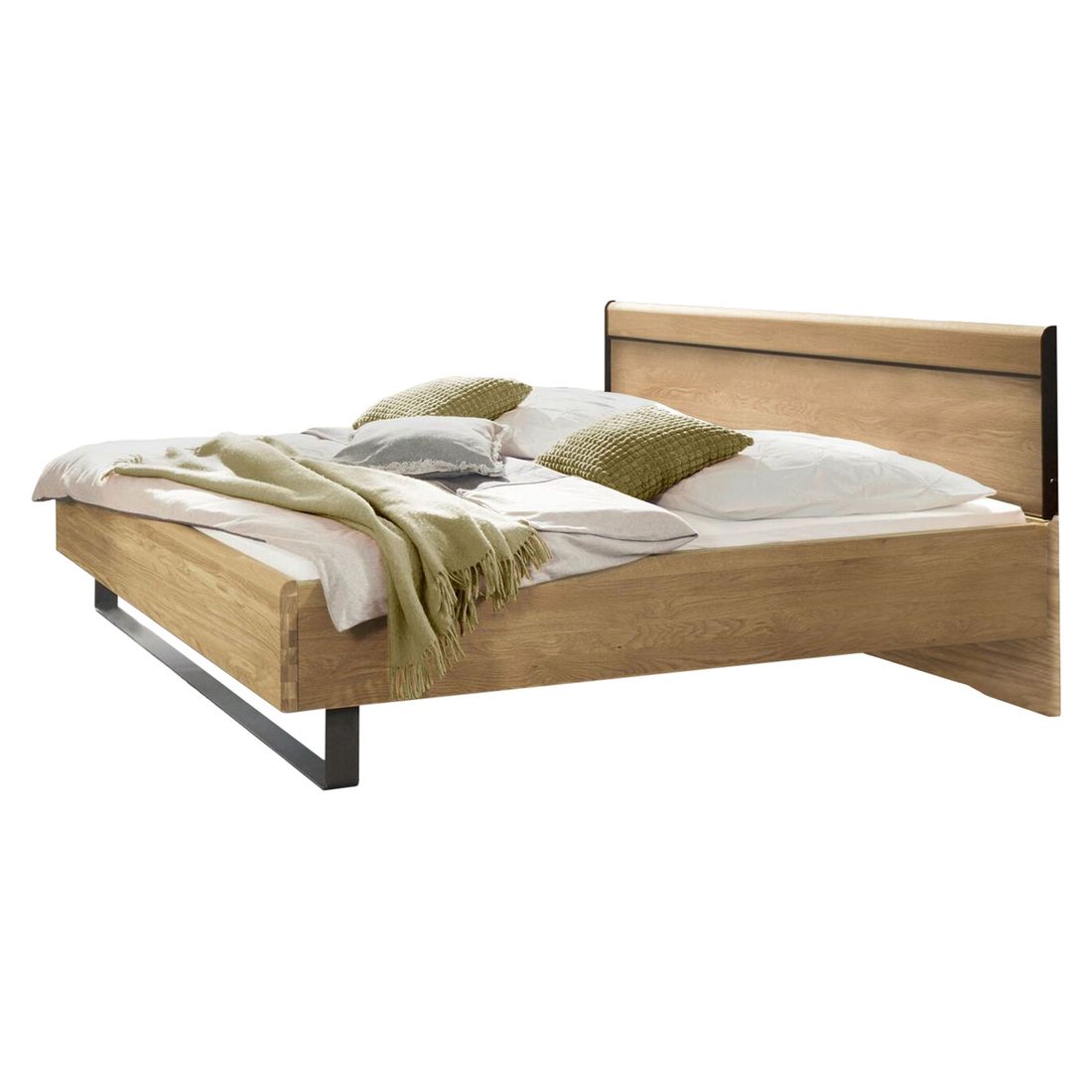 Bett Vitoria Komfort Eiche teilmassiv