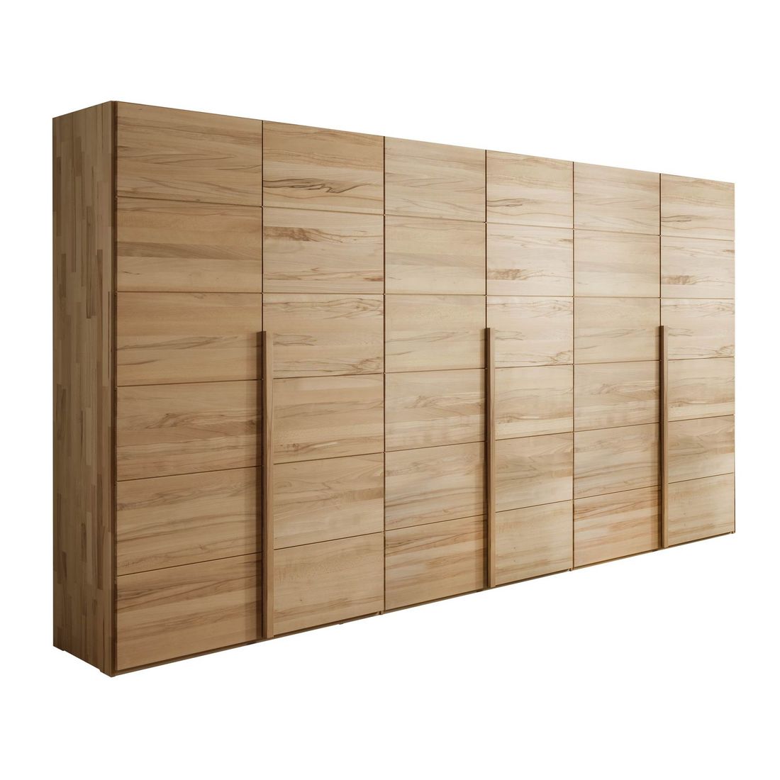 Drehtüren-Kleiderschrank Andalucia Kernbuche Massivholz H 216cm