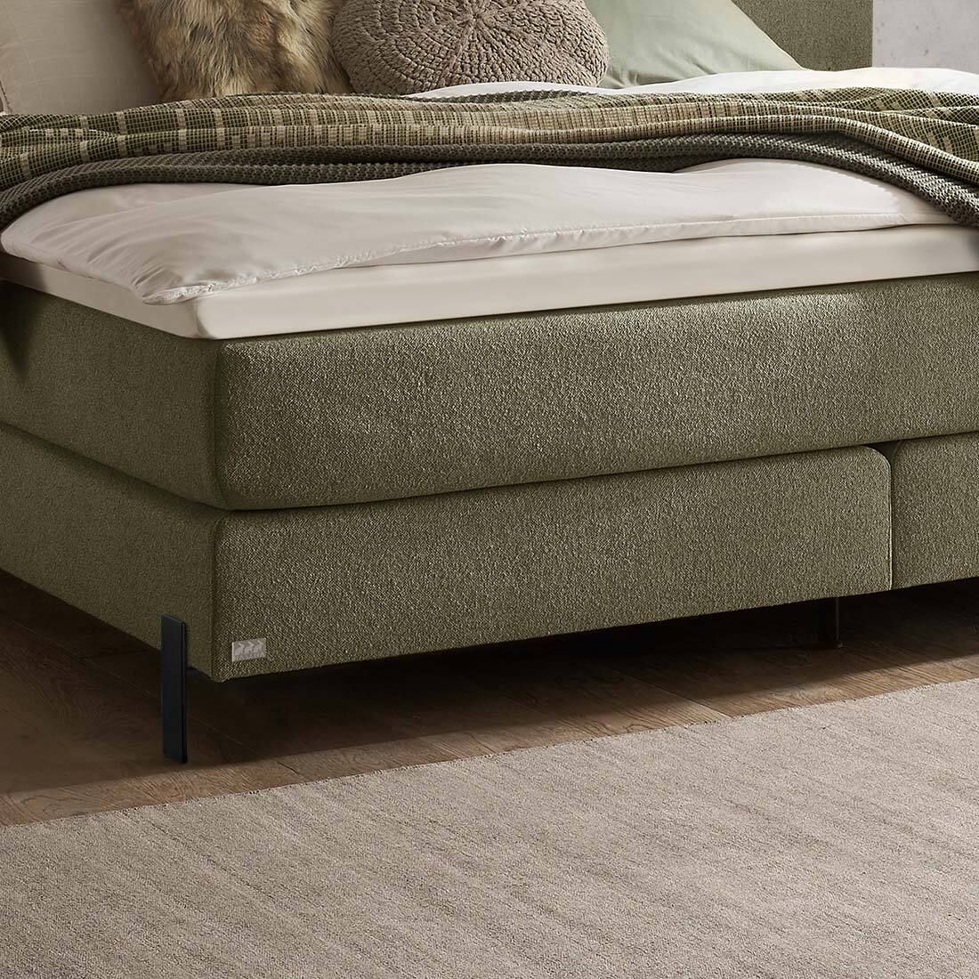 Boxspringbett Siven Strukturstoff