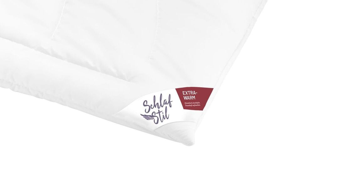 SCHLAFSTIL Cashmere-Flaum-Bettdecke N700 extra warm