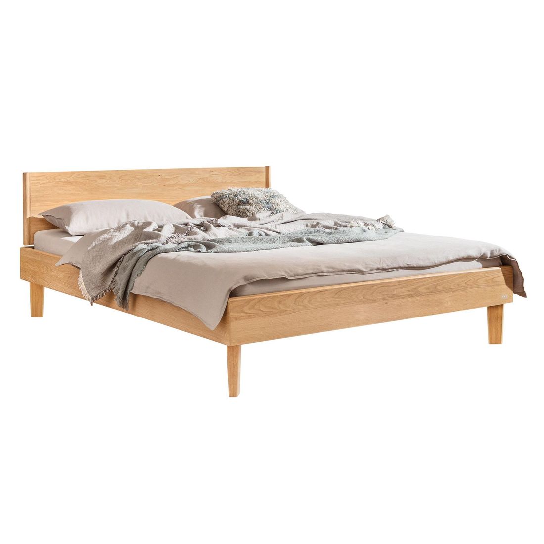 Bett Gordij Komfort Eiche Massivholz