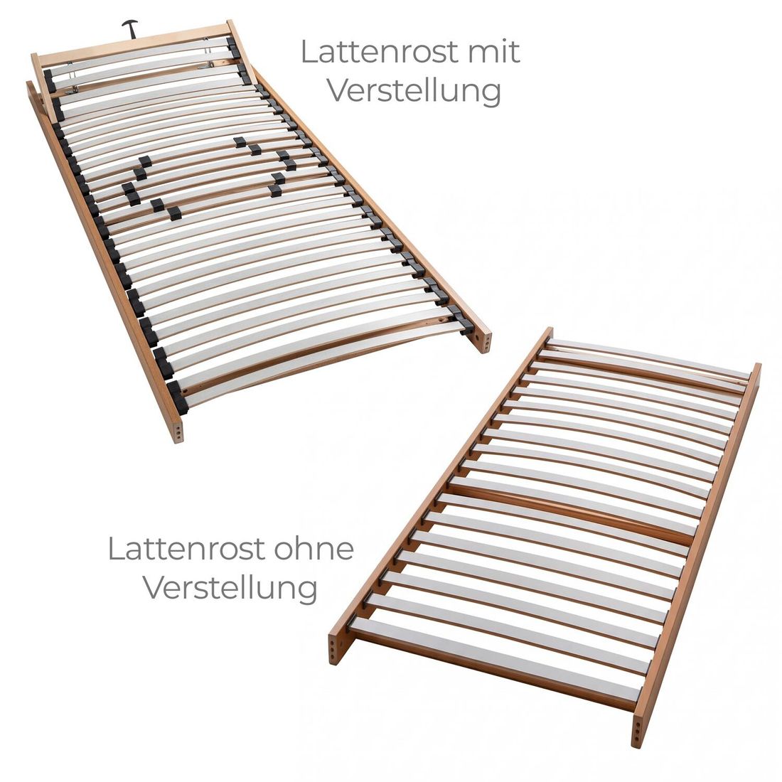 Ausziehbett On Top mit Lattenrost und Wandpaneel 2x 90x200cm