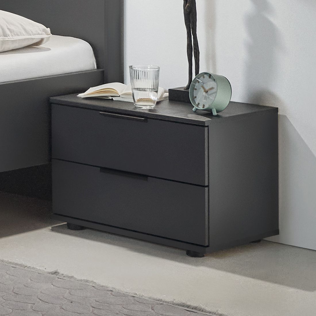 Nachttisch Reyna Eiche Dekor H 38cm