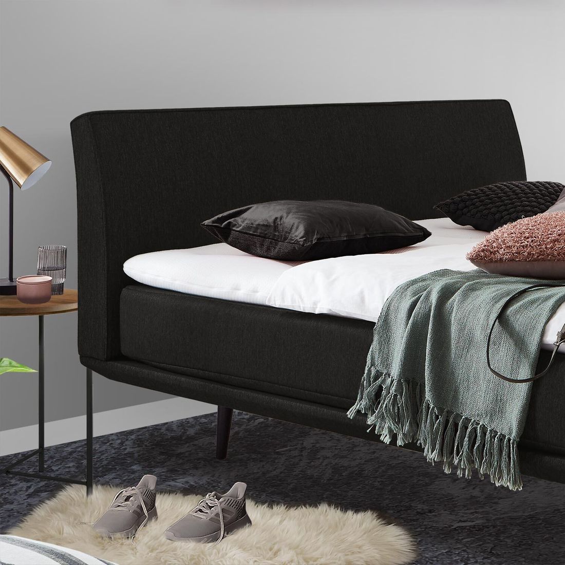Boxspringbett Erendor Webstoff