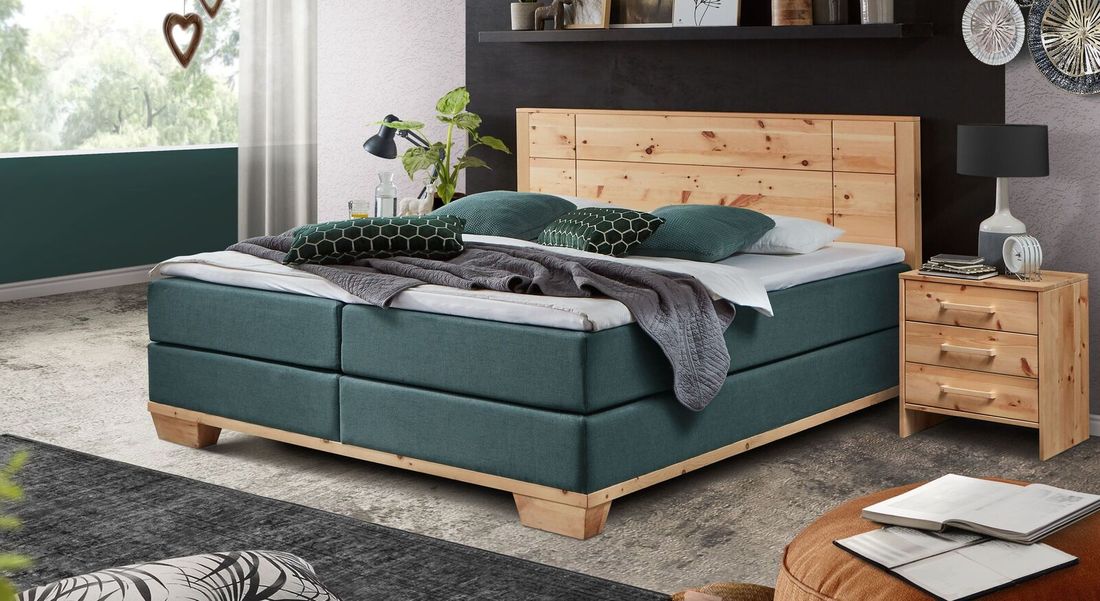 Boxspringbett Sinestra Zirbe Massivholz