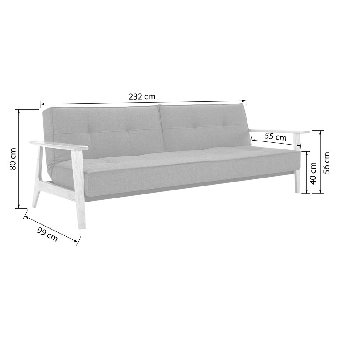Schlafsofa Himari Webstoff