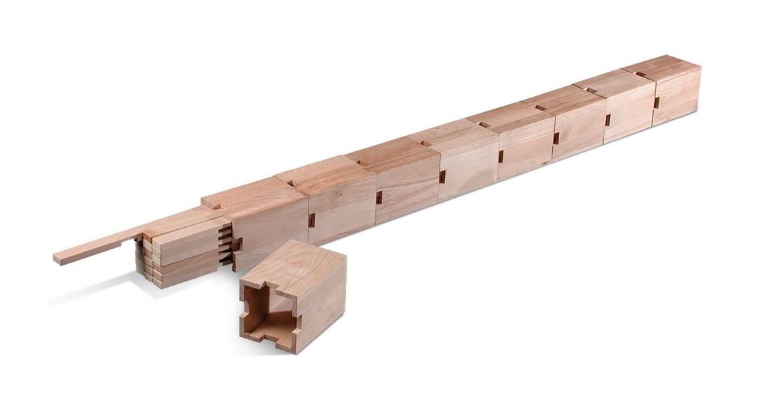 Tojo Bett System Buche Massivholz