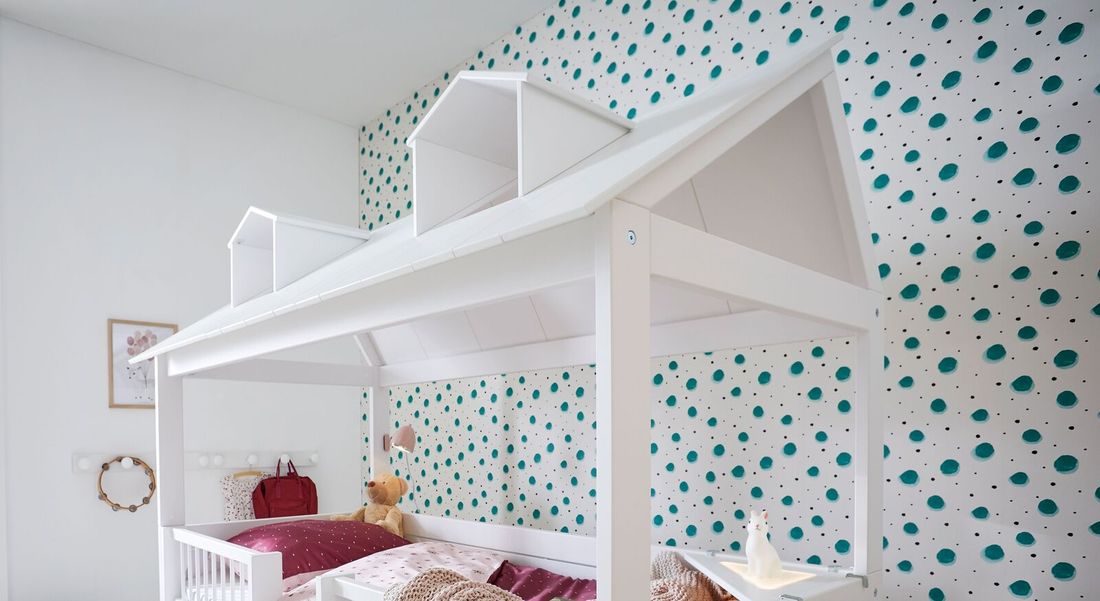 LIFETIME Hausbett Beachhouse Kiefer Massivholz mit Lattenrost