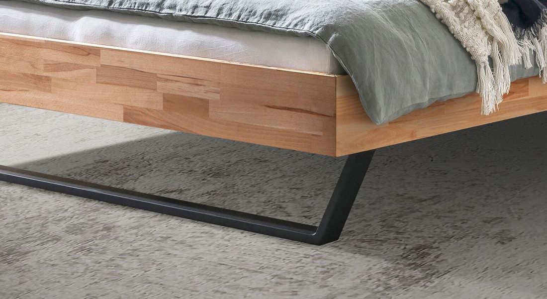 Bett Koruko Kernbuche Massivholz