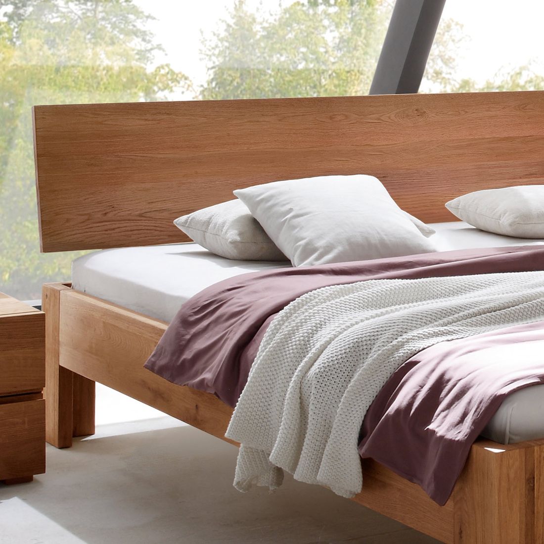 Bett Bayamo Eiche Massivholz