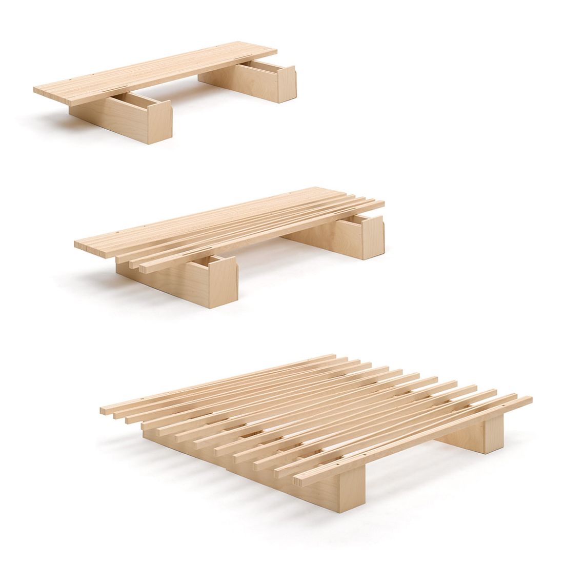 Tojo Bett V Buche Massivholz