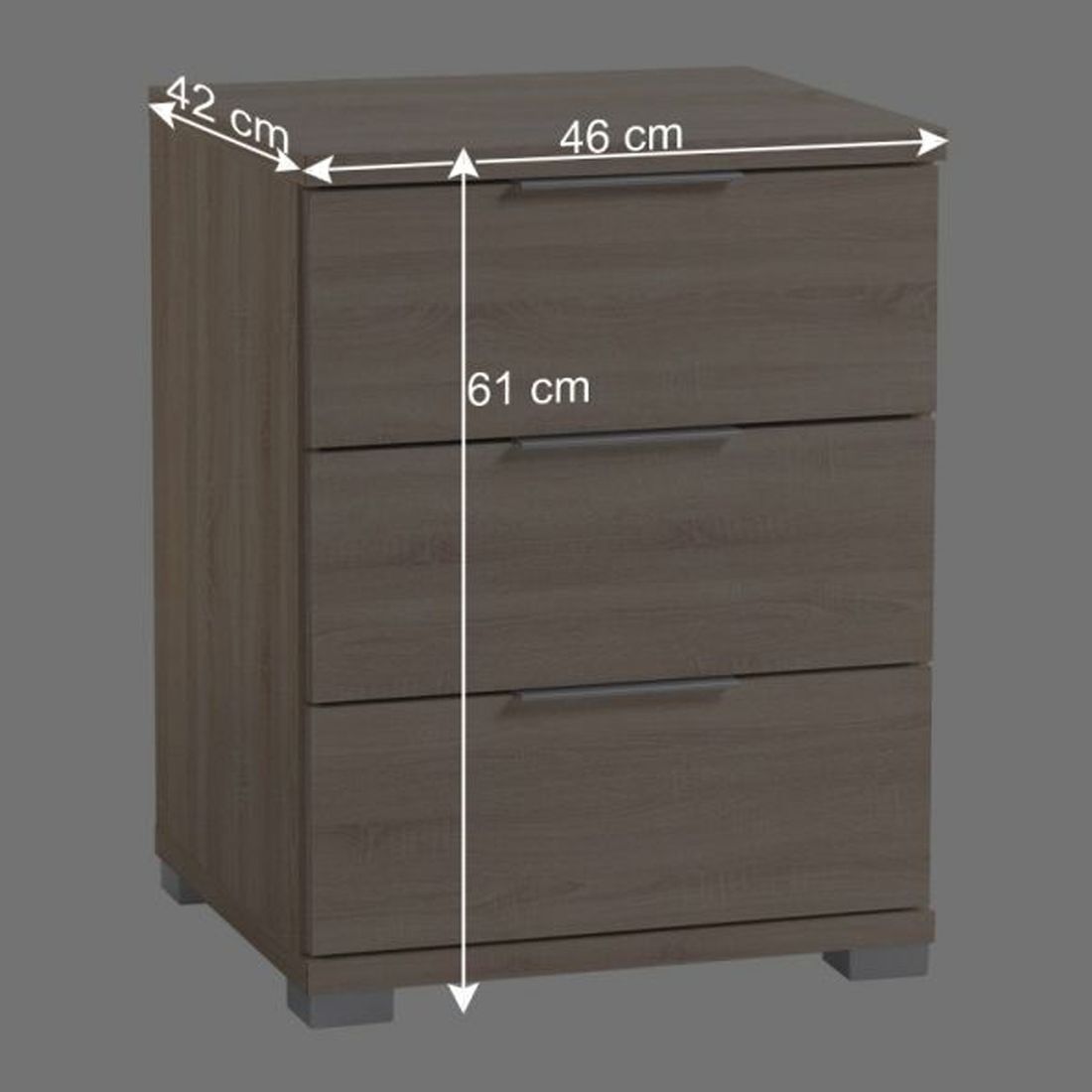 Nachttisch Molise H 61cm