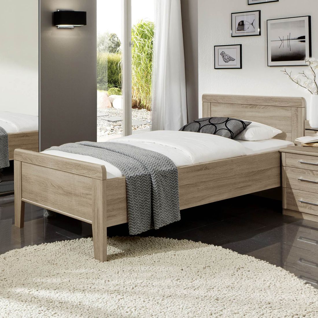 Seniorenbett Palmira Komfort Eiche Dekor