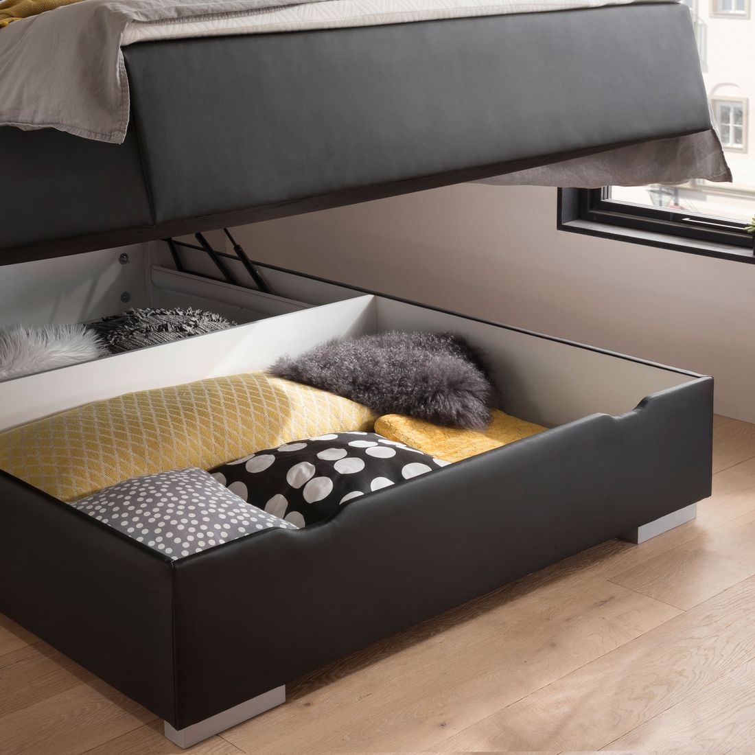 Bettkasten-Boxspringbett Merwin