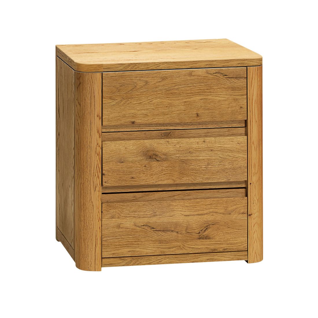 Nachttisch Lugo Eiche Massivholz H 56cm