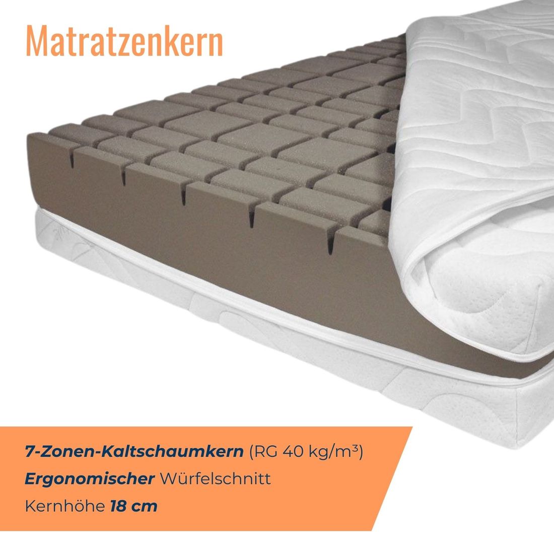 Kaltschaum-Matratze orthowell ergo