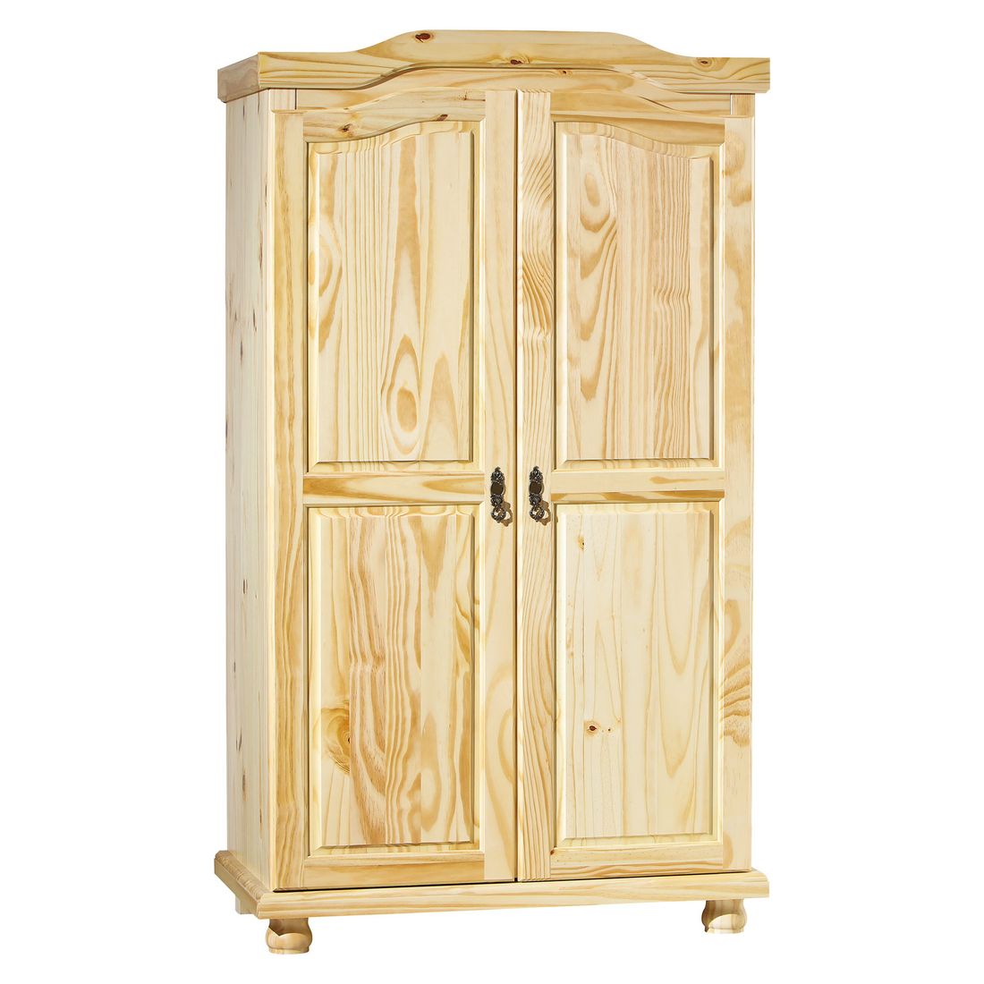Drehtüren-Kleiderschrank Villach Kiefer Massivholz