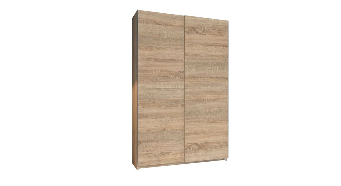 Schwebetüren-Kleiderschrank Nocera Eiche Dekor