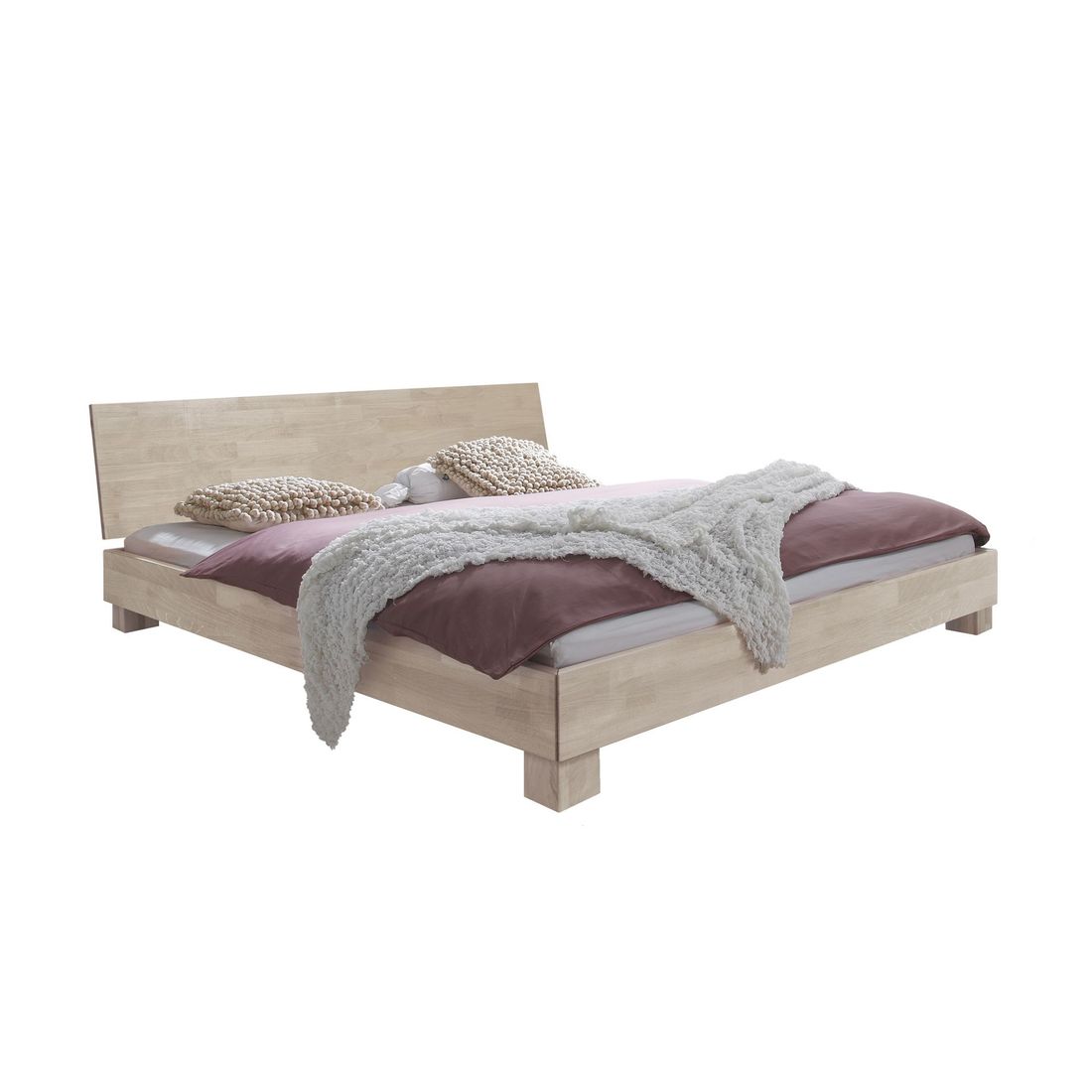 Bett Lesina Buche Massivholz
