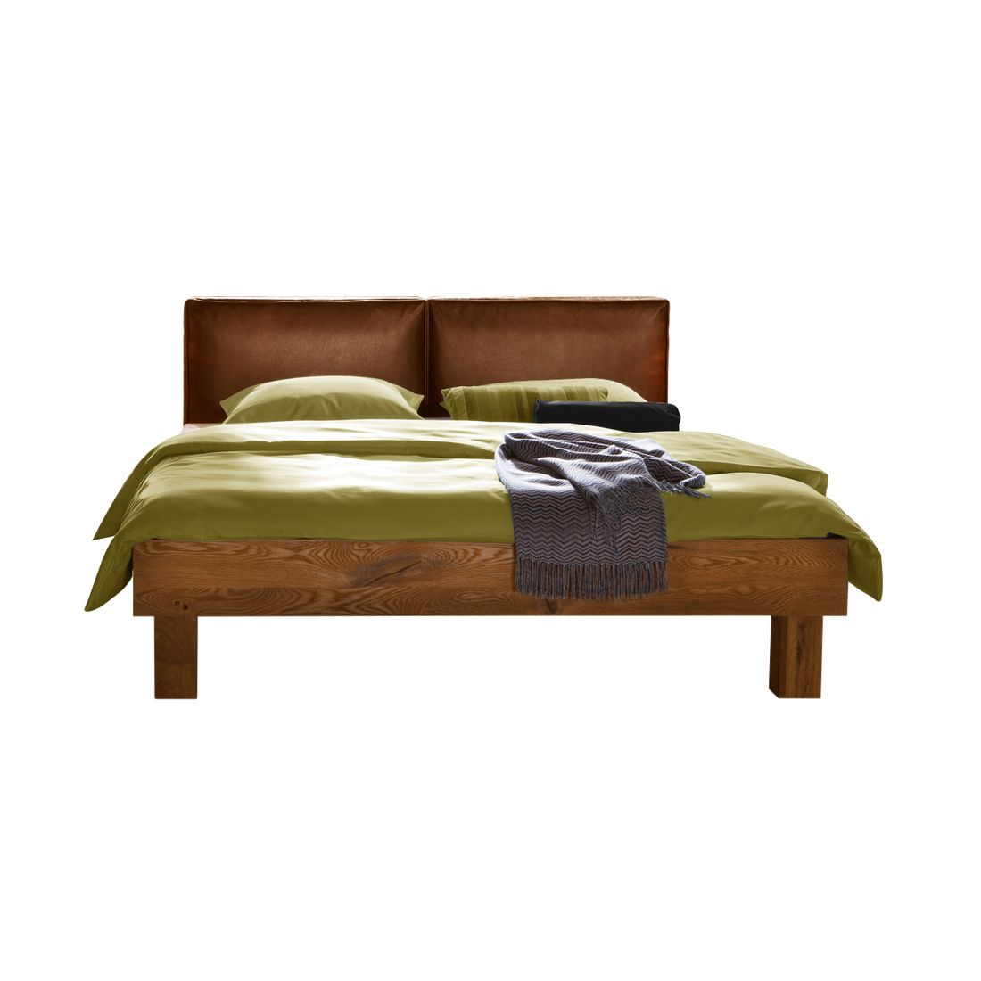 Bett Morena Wildeiche Massivholz