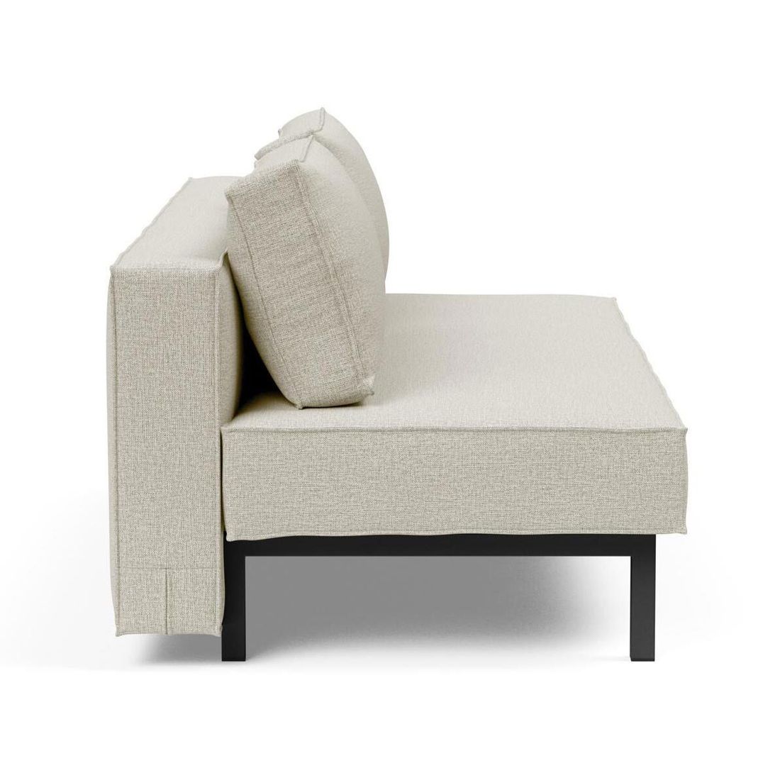 Schlafsofa Ellwood Webstoff mit Stauraum