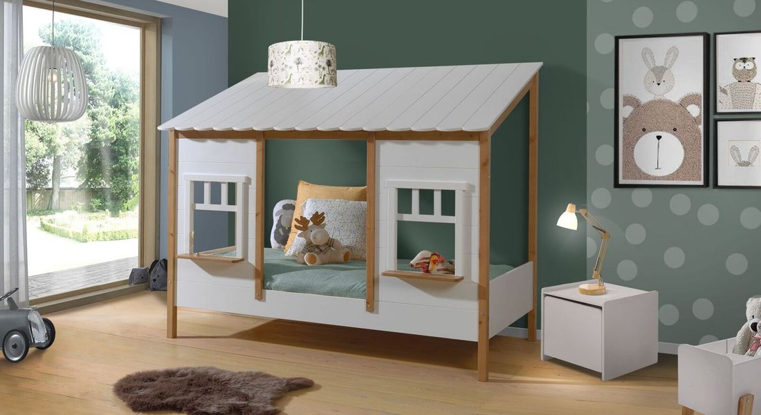 Hausbett Landhaus Kiefer Massivholz