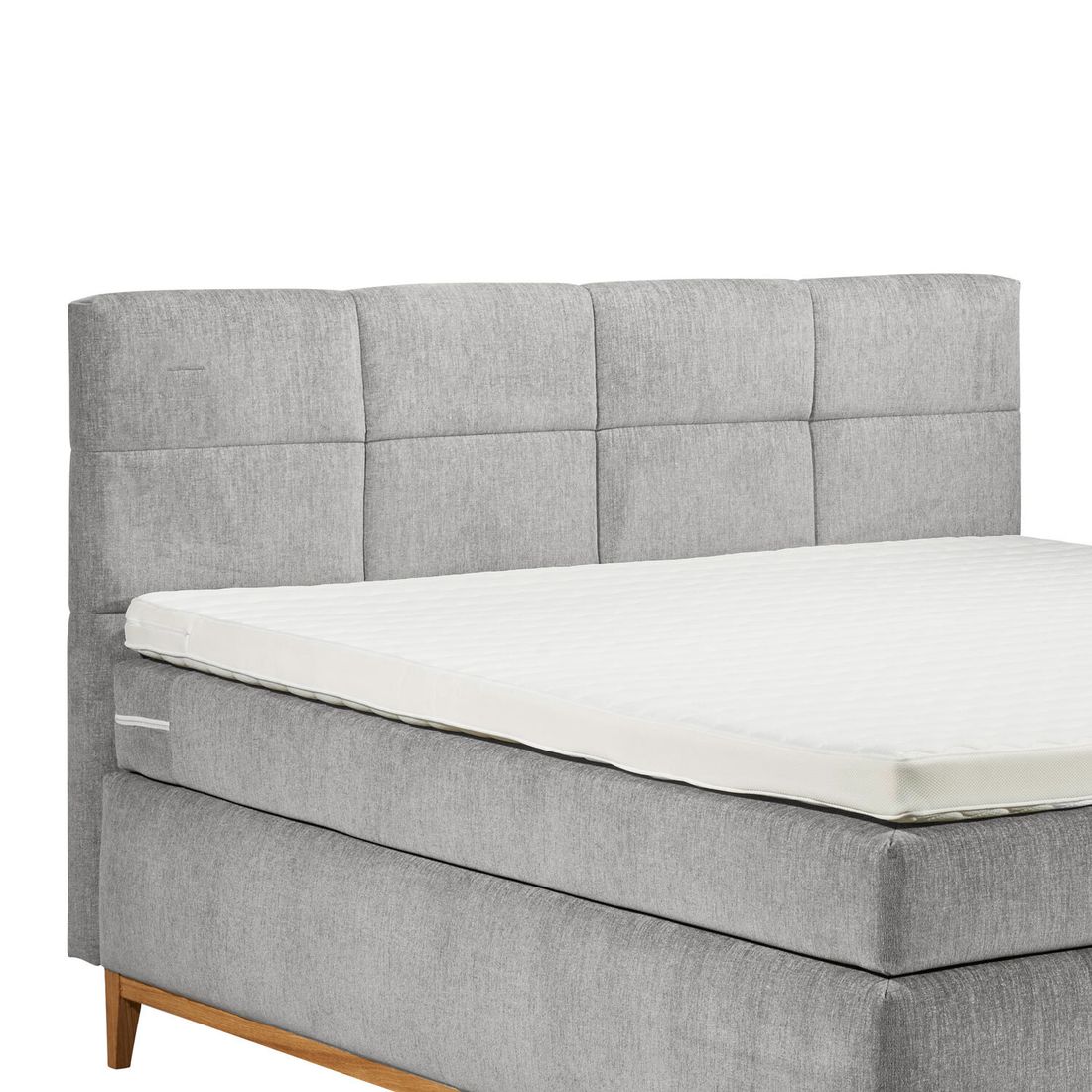 Boxspringbett Jared Microvelours 180x200cm