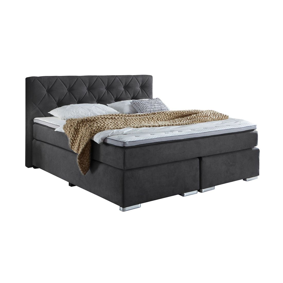 Boxspringbett Bryce Webstoff
