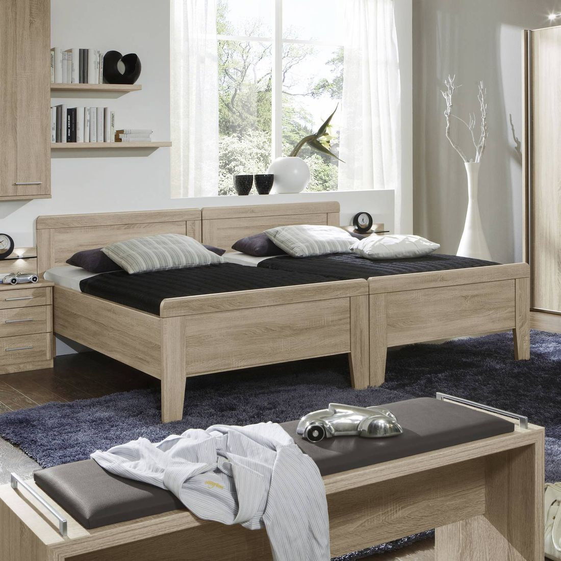 Seniorenbett Palmira Komfort Eiche Dekor